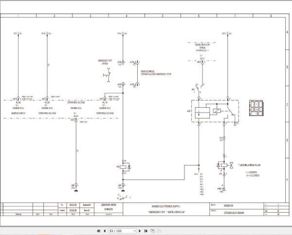 Liebherr Crane LTM 1100 4.1 Z63345 Electric and Hydraulic Diagrams EN 2