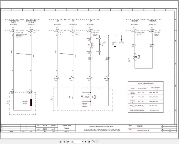 Liebherr Crane LTM 1100 4.1 Z63345 Electric and Hydraulic Diagrams FR 2