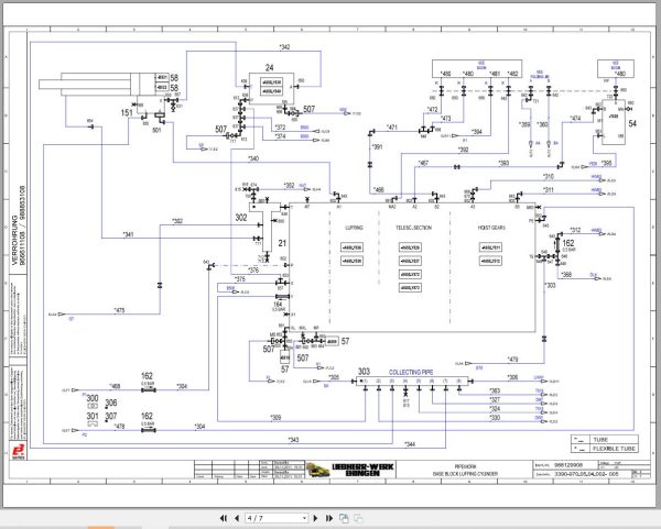 Liebherr Crane LTM 1100 4.2 Z64047 Electric and Hydraulic Diagrams EN 3