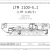 Liebherr Crane LTM 1100 5.1 Z65530 Electric and Hydraulic Diagrams DE 1