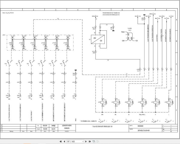 Liebherr Crane LTM 1100 5.1 Z65530 Electric and Hydraulic Diagrams ES 2
