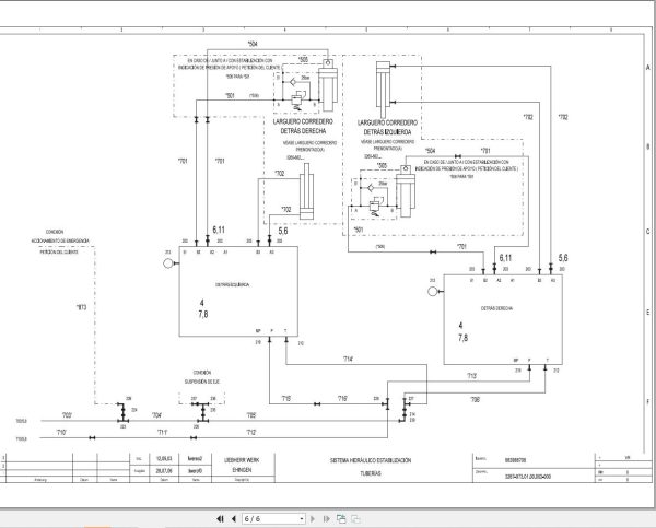 Liebherr Crane LTM 1100 5.1 Z65530 Electric and Hydraulic Diagrams ES 3