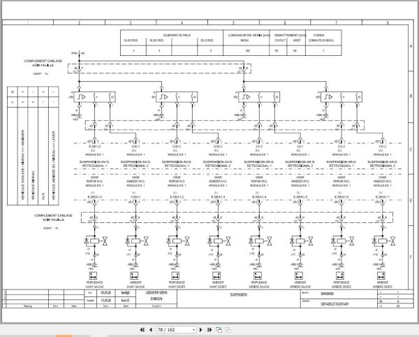 Liebherr Crane LTM 1100 5.1 Z65530 Electric and Hydraulic Diagrams FR 2