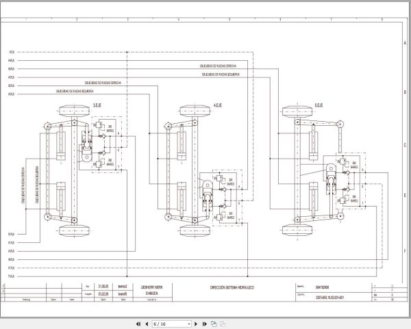 Liebherr Crane LTM 1100 5.2 Z65625 Electric and Hydraulic Diagrams ES 3