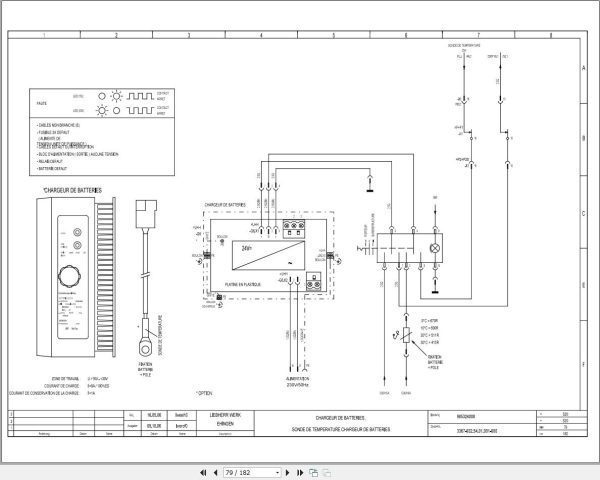 Liebherr Crane LTM 1100 5.2 Z65625 Electric and Hydraulic Diagrams FR 2