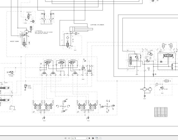 Liebherr Crane LTM 1100 Z22541 Electric and Hydraulic Diagrams EN 3