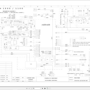 Liebherr Crane LTM 1100 Z22541 Electric and Hydraulic Diagrams ES 1