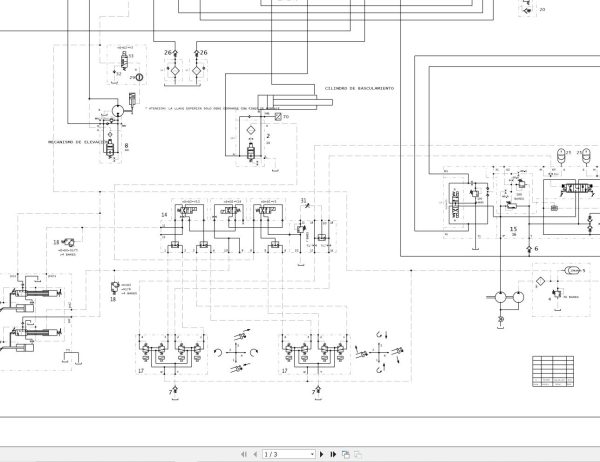 Liebherr Crane LTM 1100 Z22541 Electric and Hydraulic Diagrams ES 3