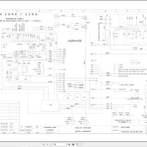 Liebherr Crane LTM 1100 Z22541 Electric and Hydraulic Diagrams FR 1