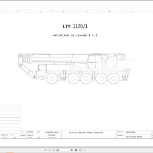 Liebherr Crane LTM 1120 1 Z23314 Electric and Hydraulic Diagrams FR 1