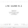 Liebherr Crane LTM 11200 9.1 Z73400 Electric and Hydraulic Diagrams FR 1