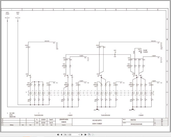 Liebherr Crane LTM 1150 5.1 Z67197 Electric and Hydraulic Diagrams EN 2