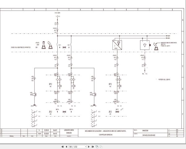 Liebherr Crane LTM 1150 5.1 Z67197 Electric and Hydraulic Diagrams ES 2