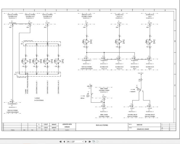 Liebherr Crane LTM 1150 5.2 Z67210 Electric and Hydraulic Diagrams EN 2