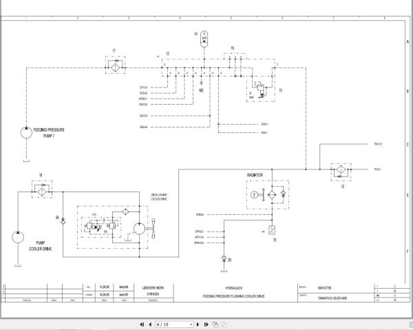 Liebherr Crane LTM 1150 5.2 Z67210 Electric and Hydraulic Diagrams EN 4