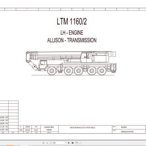 Liebherr Crane LTM 1160 2 Z22593 Electric and Hydraulic Diagrams EN 1