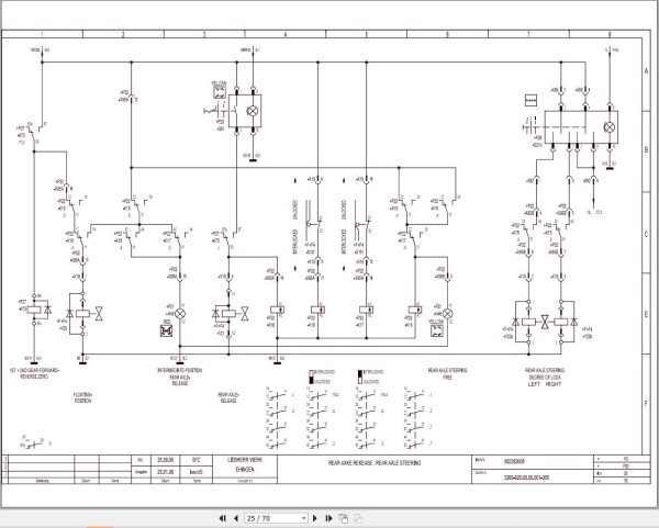 Liebherr Crane LTM 1160 2 Z22593 Electric and Hydraulic Diagrams EN 2
