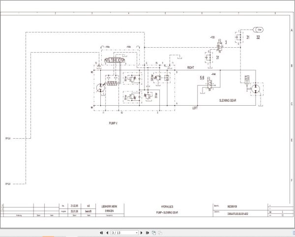 Liebherr Crane LTM 1160 2 Z22593 Electric and Hydraulic Diagrams EN 3