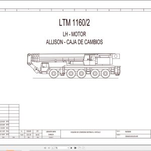 Liebherr Crane LTM 1160 2 Z22593 Electric and Hydraulic Diagrams ES 1