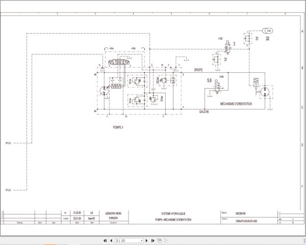 Liebherr Crane LTM 1160 2 Z22593 Electric and Hydraulic Diagrams FR 3