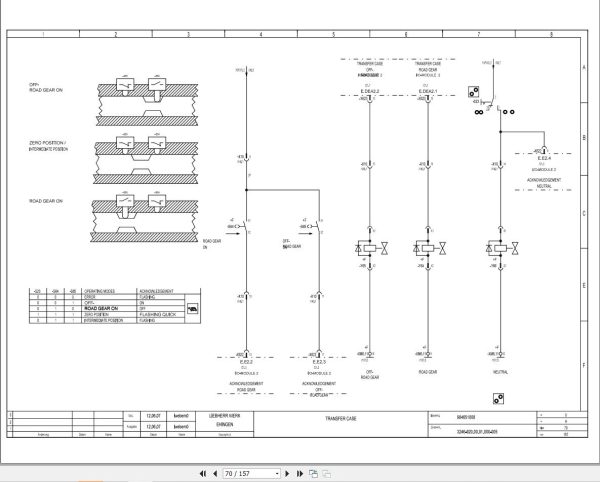 Liebherr Crane LTM 1160 5.1 Z67216 Electric and Hydraulic Diagrams EN 2