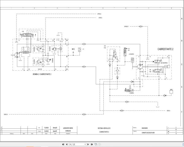 Liebherr Crane LTM 1160 5.1 Z67216 Electric and Hydraulic Diagrams ES 3