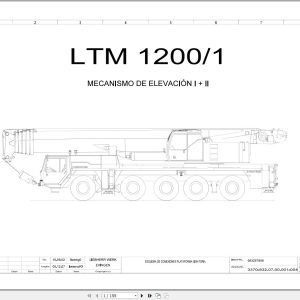 Liebherr Crane LTM 1200 1 Z70130 Electric and Hydraulic Diagrams ES 1