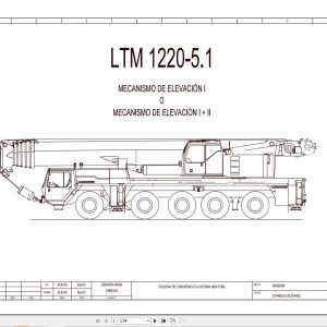 Liebherr Crane LTM 1220 1 Z70204 Electric and Hydraulic Diagrams ES 1