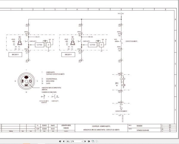 Liebherr Crane LTM 1220 1 Z70204 Electric and Hydraulic Diagrams ES 2