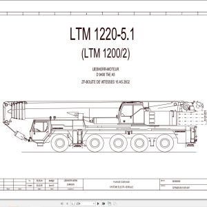 Liebherr Crane LTM 1220 1 Z70204 Electric and Hydraulic Diagrams FR 1