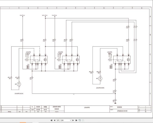 Liebherr Crane LTM 1220 1 Z70204 Electric and Hydraulic Diagrams FR 2
