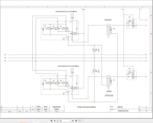 Liebherr Crane LTM 1220 1 Z70204 Electric and Hydraulic Diagrams FR 3