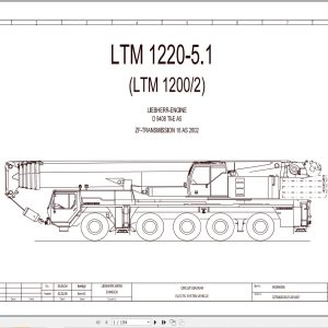 Liebherr Crane LTM 1220 5.1 Z70223 Electric and Hydraulic Diagrams EN 1