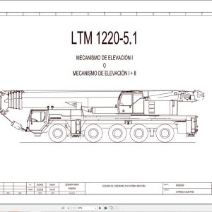 Liebherr Crane LTM 1220 5.1 Z70223 Electric and Hydraulic Diagrams ES 1