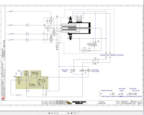 Liebherr Crane LTM 1220 5.2 Z94807 Electric and Hydraulic Diagrams EN 4