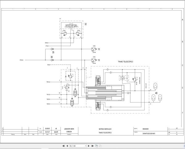 Liebherr Crane LTM 1225 Z70006 Electric and Hydraulic Diagrams ES 3