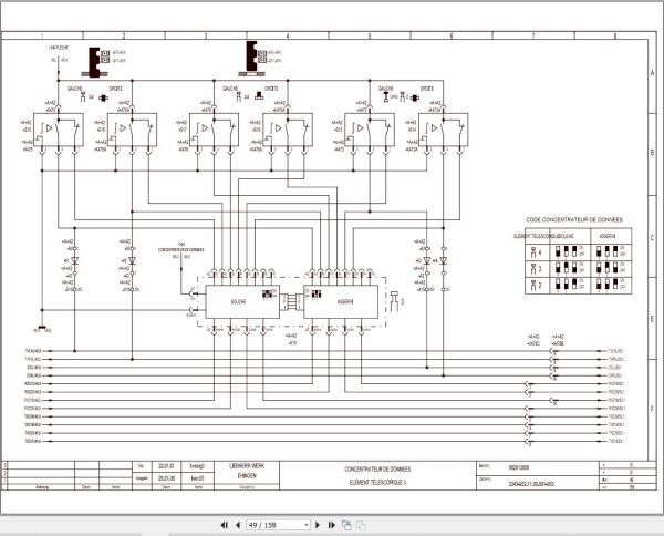 Liebherr Crane LTM 1225 Z70006 Electric and Hydraulic Diagrams FR 2