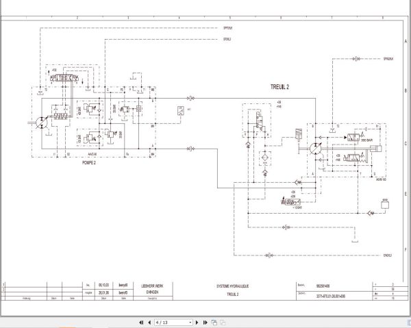 Liebherr Crane LTM 1250 1 Z70500 Electric and Hydraulic Diagrams FR 3