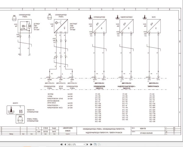 Liebherr Crane LTM 1250 1 Z70500 Electric and Hydraulic Diagrams RU 2