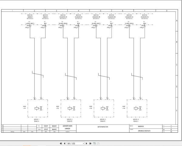 Liebherr Crane LTM 1250 6.1 Z70720 Electric and Hydraulic Diagrams ES 2
