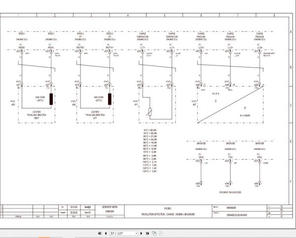 Liebherr Crane LTM 1300 1 Z71142 Electric and Hydraulic Diagrams EN 2