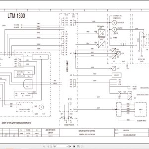 Liebherr Crane LTM 1300 Z16788 Electric Diagrams EN 1