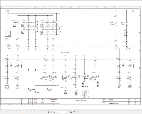 Liebherr Crane LTM 1300 Z16788 Electric Diagrams EN 2