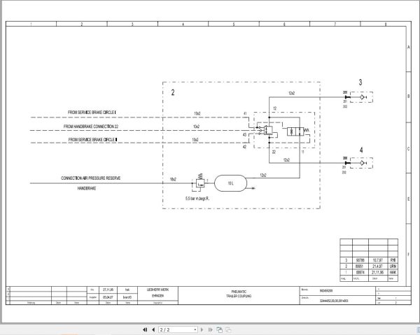 Liebherr Crane LTM 1300 Z16788 Electric Diagrams EN 3