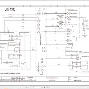 Liebherr Crane LTM 1300 Z16788 Electric Diagrams ES 1