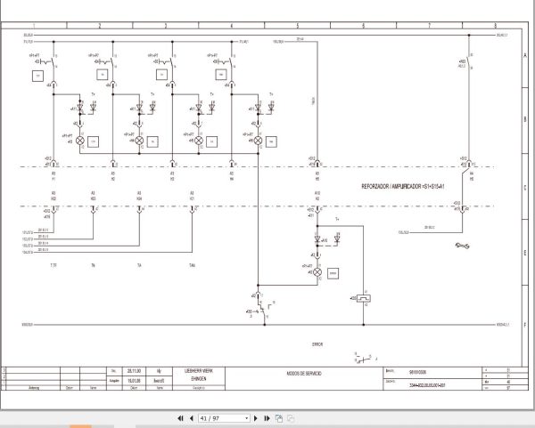 Liebherr Crane LTM 1300 Z16788 Electric Diagrams ES 2