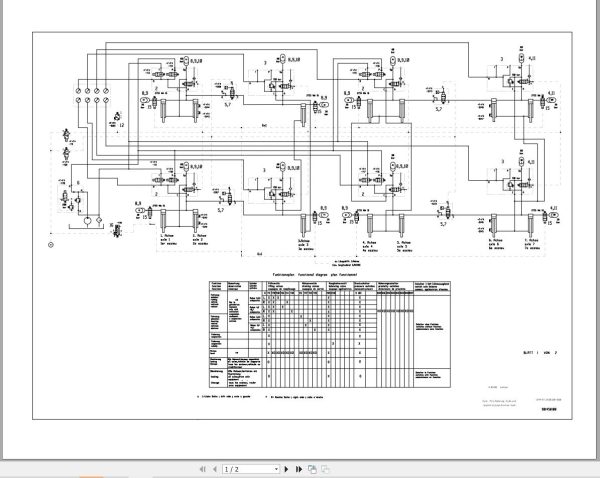 Liebherr Crane LTM 1300 Z16788 Electric and Hydraulic Diagrams DE 3