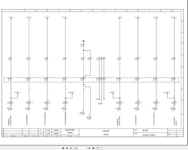 Liebherr Crane LTM 1400 1 Z72005 Electric and Hydraulic Diagrams ES 2