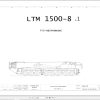 Liebherr Crane LTM 1500 8.1 Z73185 Electric and Hydraulic Diagrams DE 1