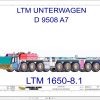 Liebherr Crane LTM 1650 8.1 Z46836 Electric and Hydraulic Diagrams DE 1
